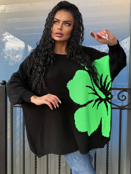 Women's sweater Hibiscus 52505