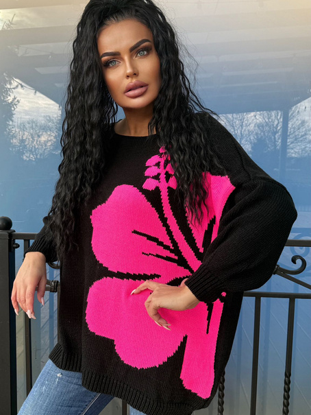 Women's sweater Hibiscus 52505