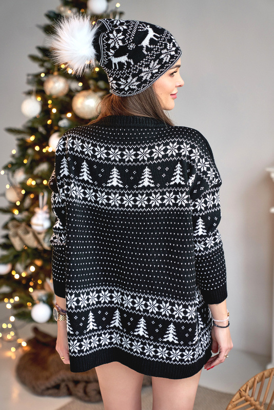 ŚWIĄTECZNY SWETER OVERSIZE DEER