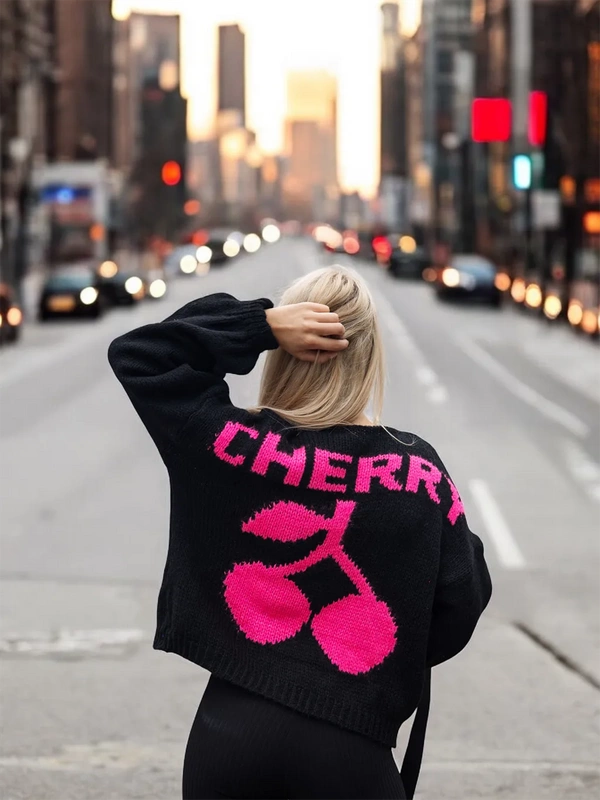 SWETER DAMSKI CHERRY 12428