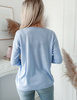 Loose sweater Amber blue