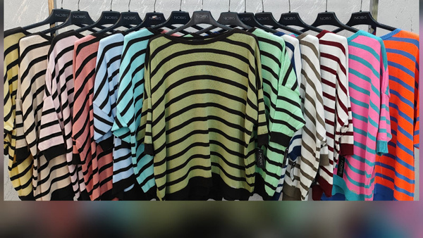 Sweter w paski Diora 102523