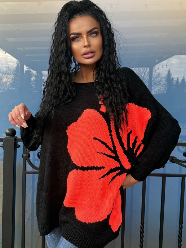 Women's sweater Hibiscus 52505