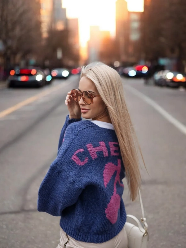 SWETER DAMSKI CHERRY 12428