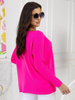 Loose sweater Amber pink neon