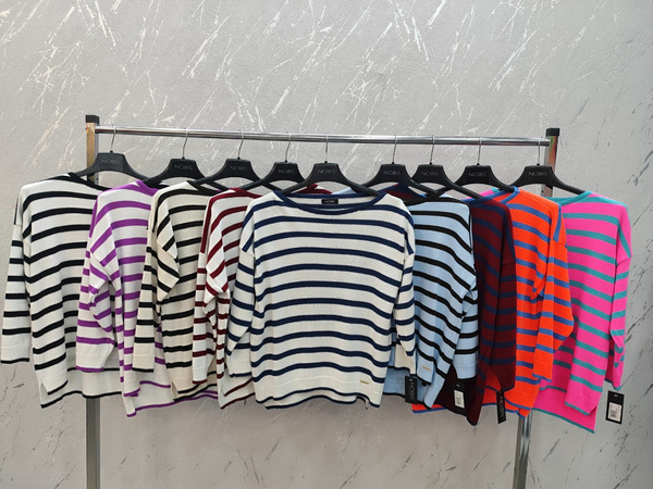 Sweter w paski Diora 102523