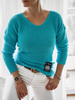 Women's Long Sleeve Sweater Ola Turqoise