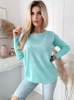 Luźny sweter Amber mięta