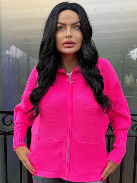 Bluza na suwak z kapturem Donna 14850