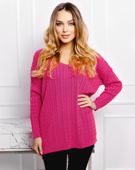 Sweter w Warkocze Iga 10109