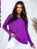 Loose sweater Amber purple