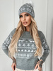 DAMSKI SWETER W ŚWIĄTECZNE WZORY