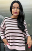 Striped sweater Diora 102523