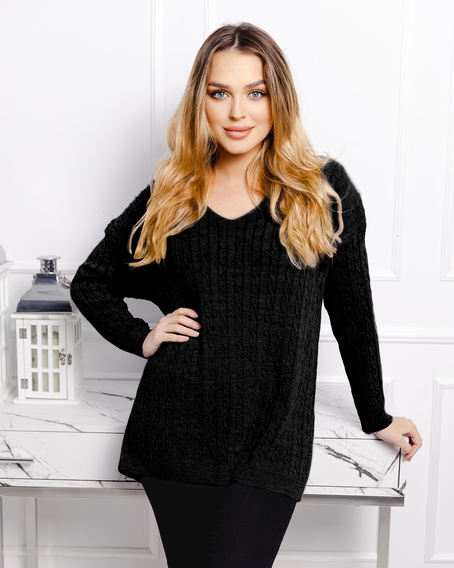 Sweter w Warkocze Iga 10109