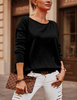 Loose sweater Amber black