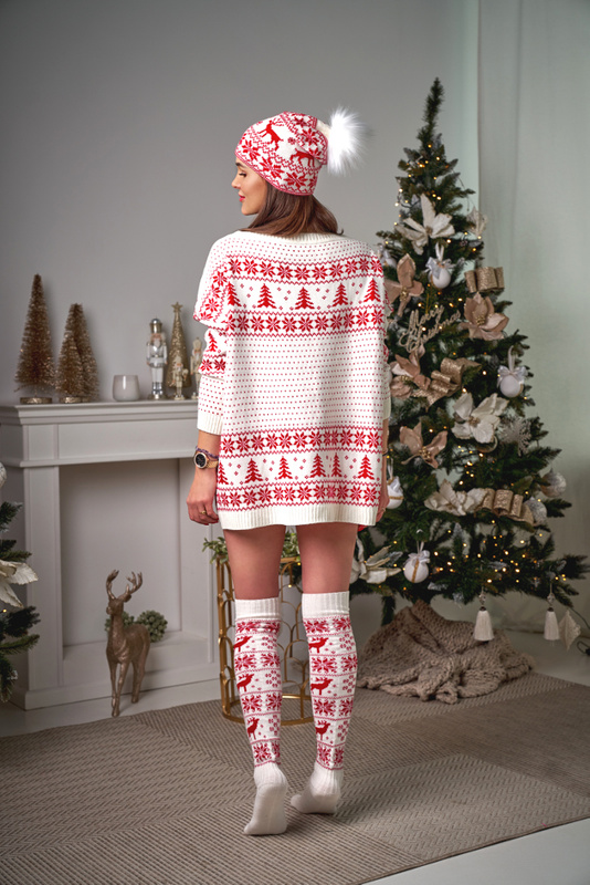ŚWIĄTECZNY SWETER OVERSIZE DEER