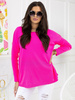 Loose sweater Amber pink neon