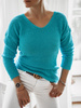 Women's Long Sleeve Sweater Ola Turqoise