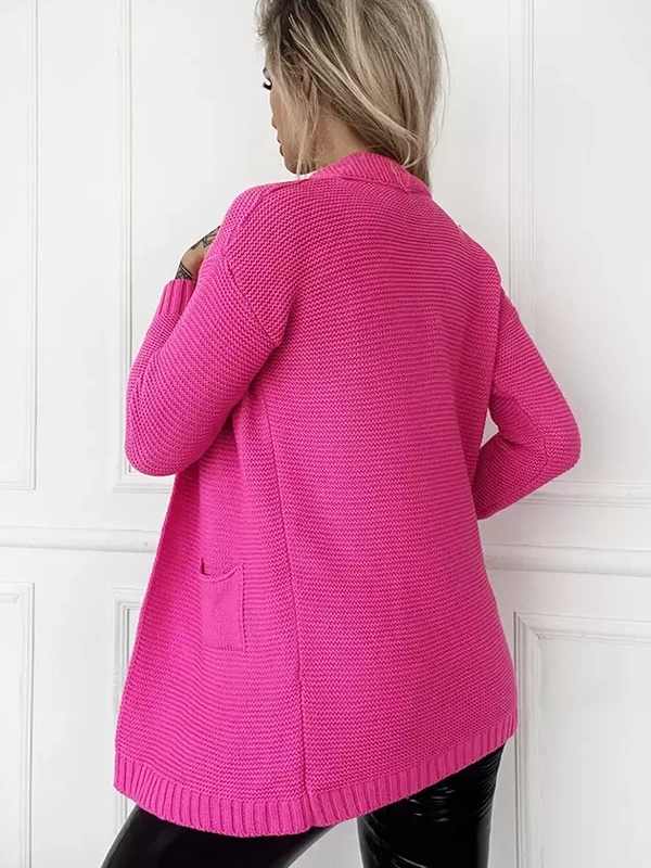 Damski sweter z sercem ecru 152302E