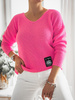 Women's Long Sleeve Sweater Ola Candy Pink