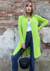 Women's Loko lime striped coat