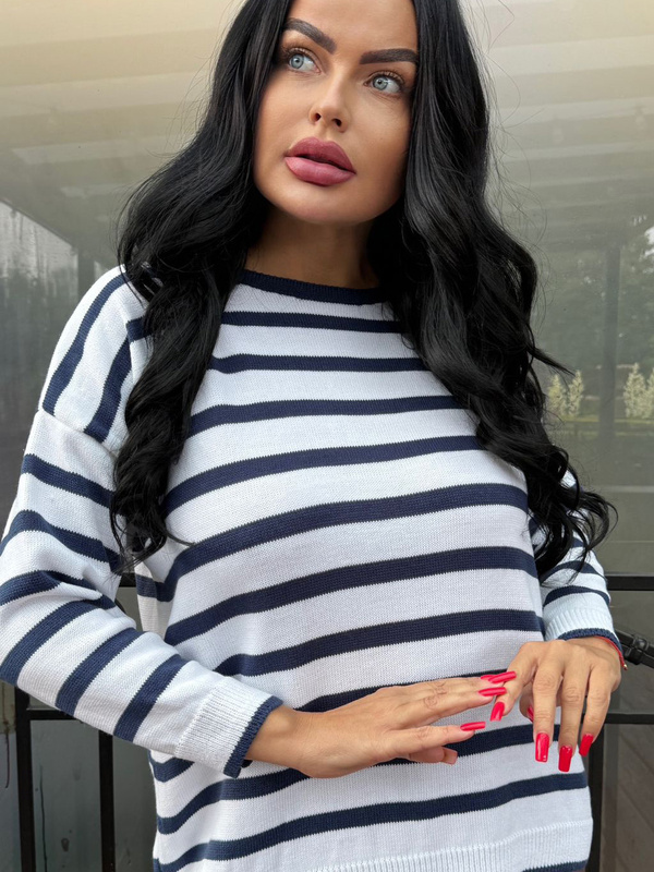 Striped sweater Diora 102523