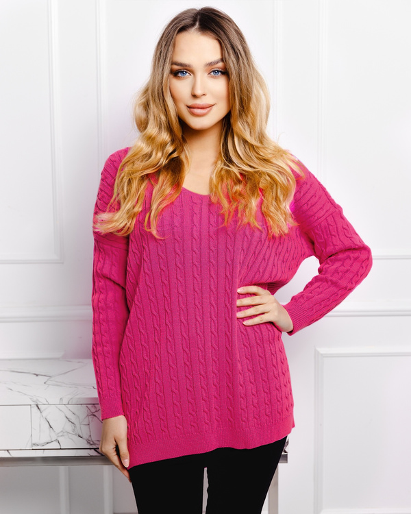 Cable Knit Sweater Iga 10109