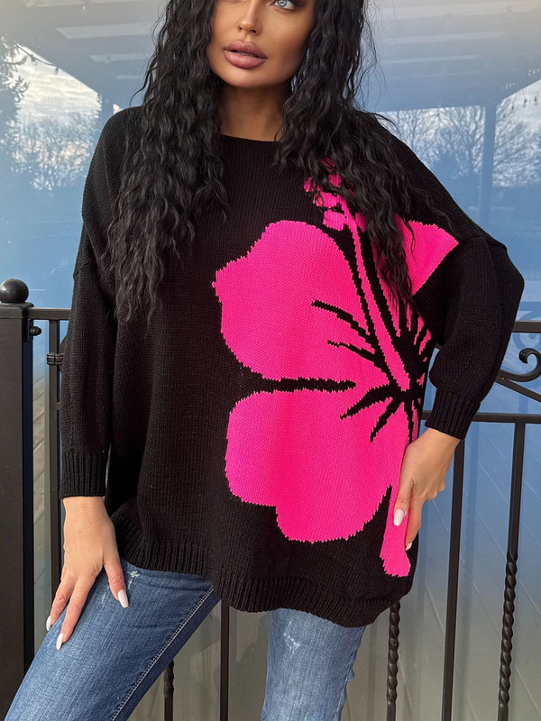 Women's sweater Hibiscus 52505