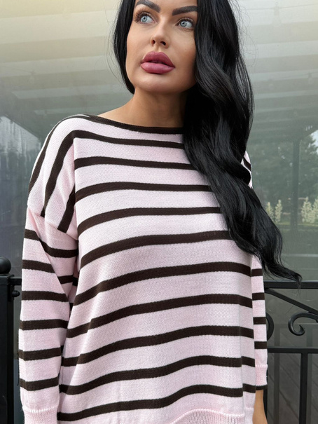 Sweter w paski Diora 102523