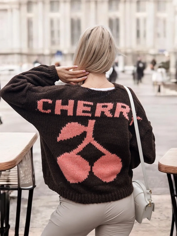 SWETER DAMSKI CHERRY 12428