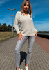 Women's Long Sleeve Sweater Ola Beige