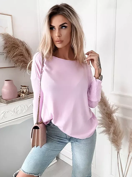 Loose sweater Amber lilac