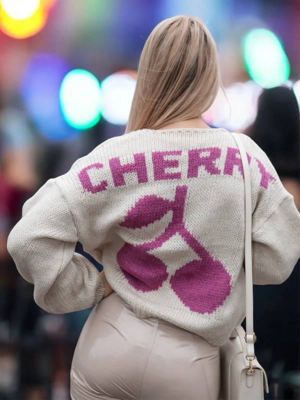 SWETER DAMSKI CHERRY 12428