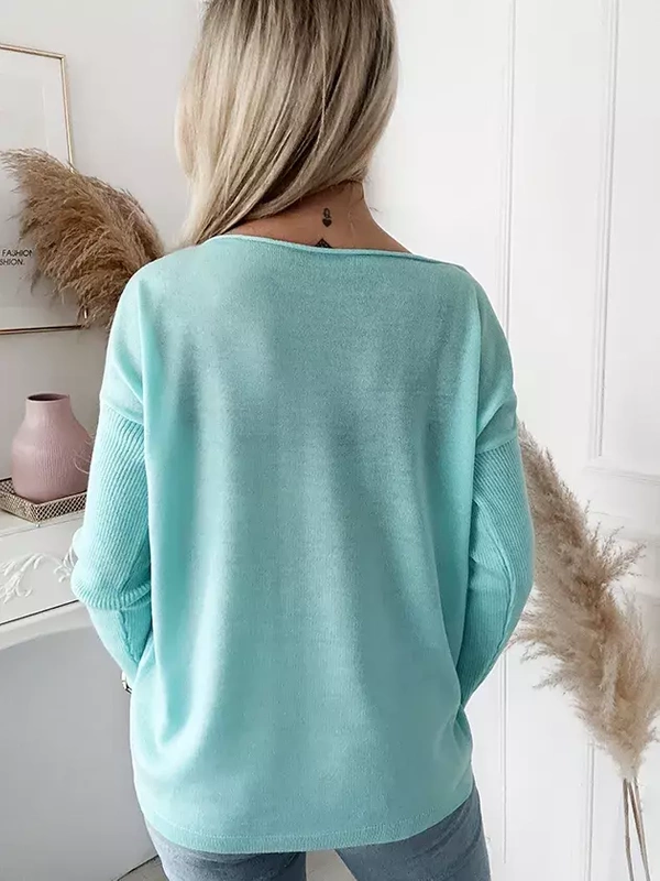 Luźny sweter Amber mięta