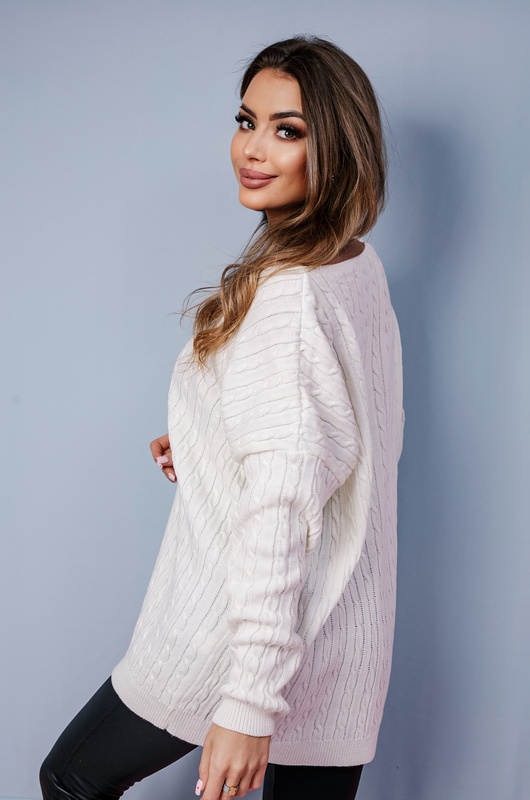 Sweter w Warkocze Iga 10109