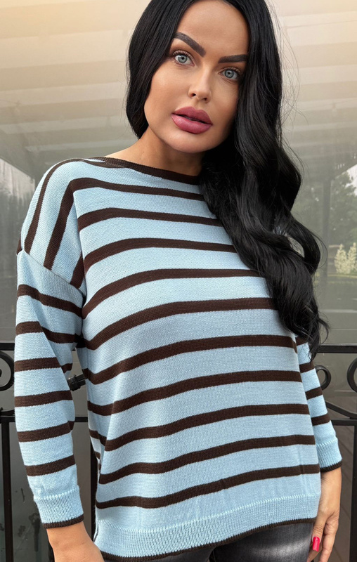 Striped sweater Diora 102523