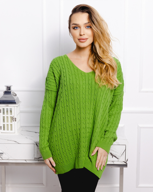 Cable Knit Sweater Iga 10109