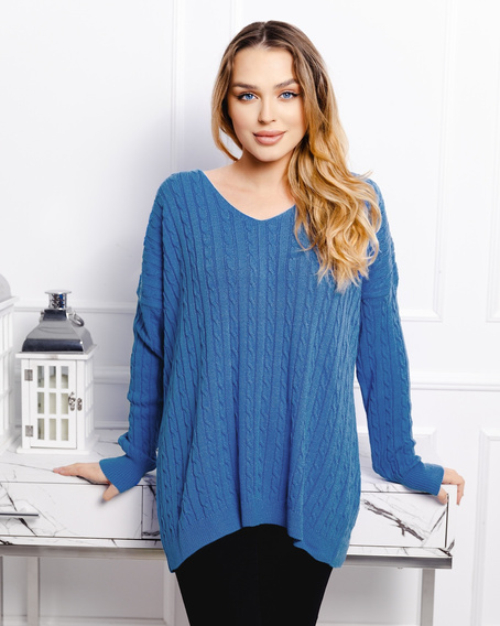 Sweter w Warkocze Iga 10109