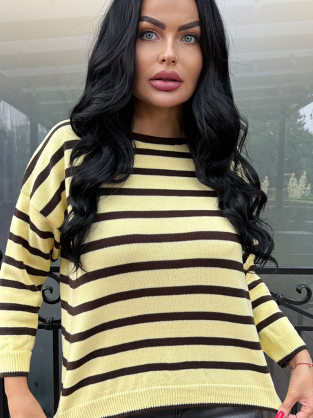 Sweter w paski Diora 102523