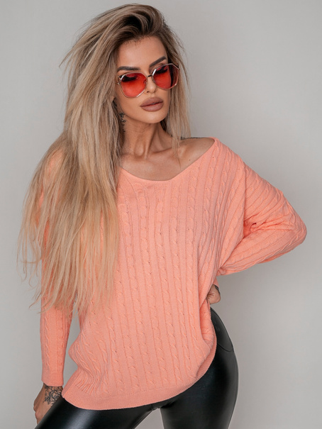 Sweter w Warkocze Iga 10109