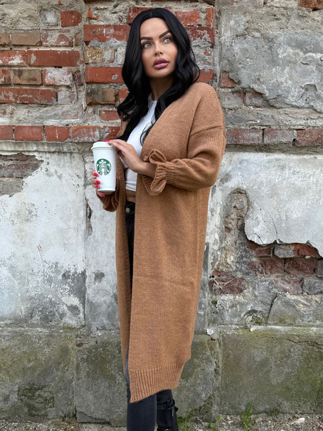 KARDIGAN Z OZDOBNYMI RĘKAWAMI TEMPRA 12416