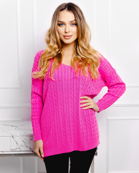 Sweter w Warkocze Iga 10109